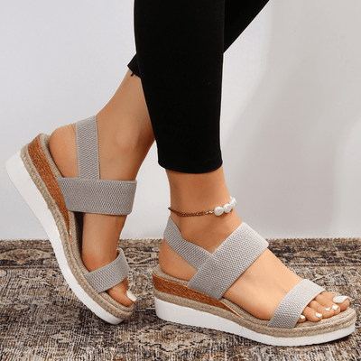 Meliora | Stretch Strap Platform Sandals