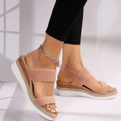 Meliora | Stretch Strap Platform Sandals