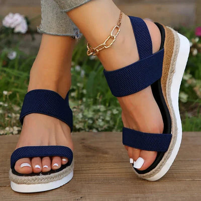 Meliora | Stretch Strap Platform Sandals