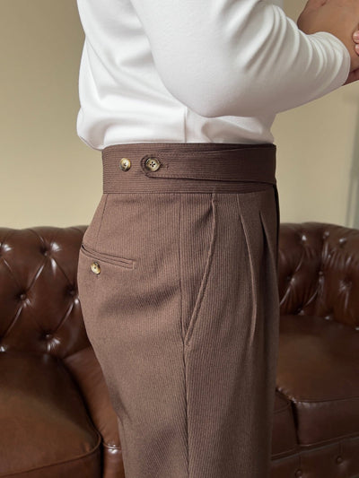 Evren | High-Waisted Gurkha Trousers