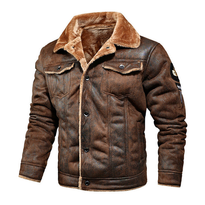 Men’s Sherpa Collar Winter Jacket