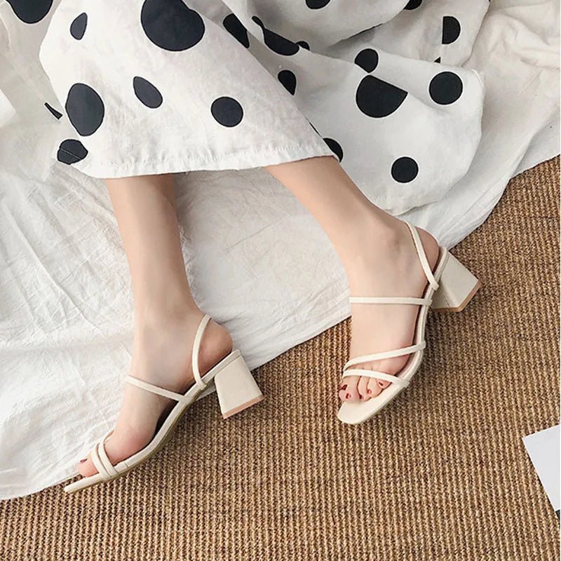 Celestine | Strappy Block Heel Sandals