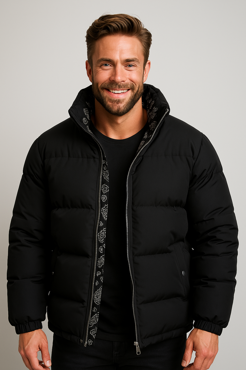 Reversible Puffer Jacket Men