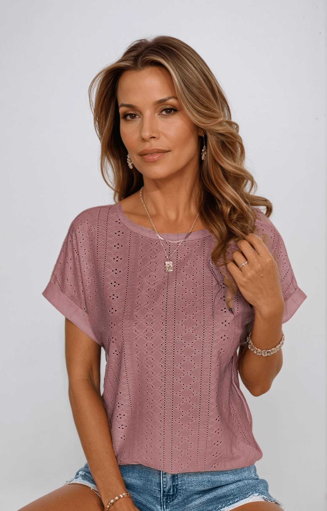 Meliora | Eyelet Embroidered Women’s Blouse