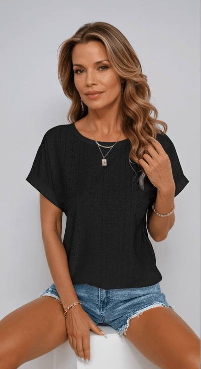 Meliora | Eyelet Embroidered Women’s Blouse
