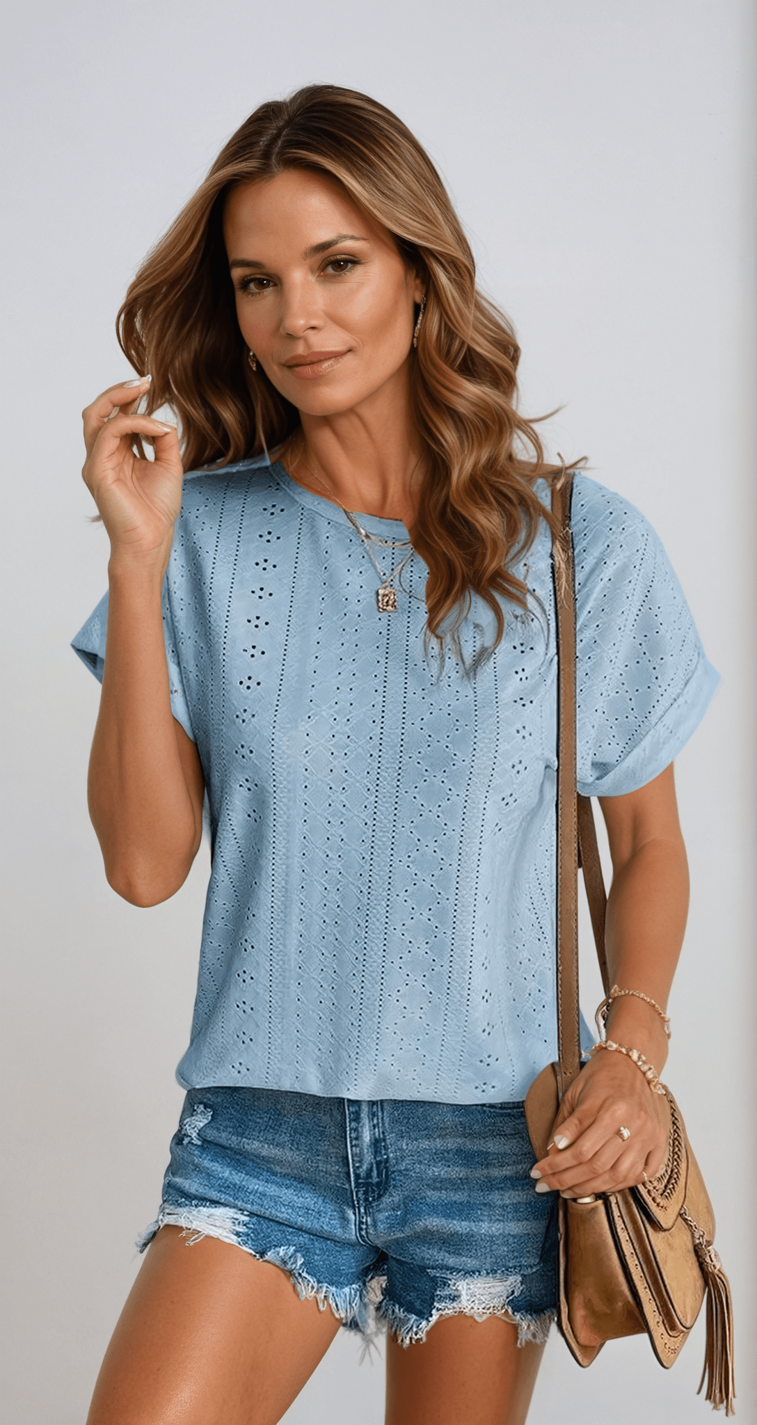 Meliora | Eyelet Embroidered Women’s Blouse