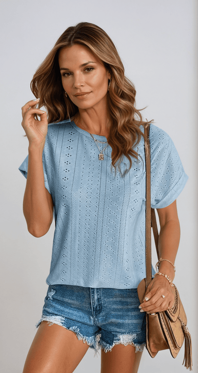 Meliora | Eyelet Embroidered Women’s Blouse