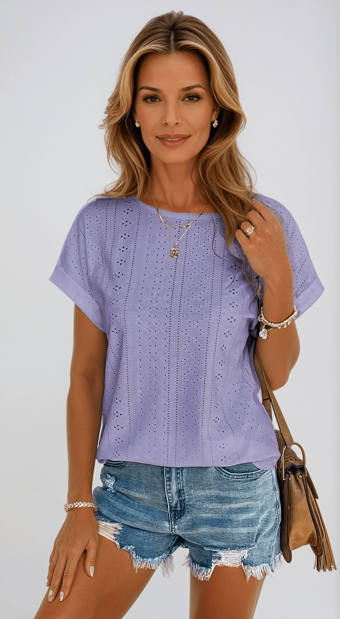 Meliora | Eyelet Embroidered Women’s Blouse