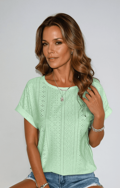 Meliora | Eyelet Embroidered Women’s Blouse