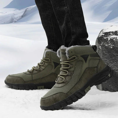 Ronan | Comfortable Winter Men’s Faux Leather Boots