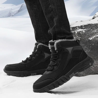 Ronan | Comfortable Winter Men’s Faux Leather Boots
