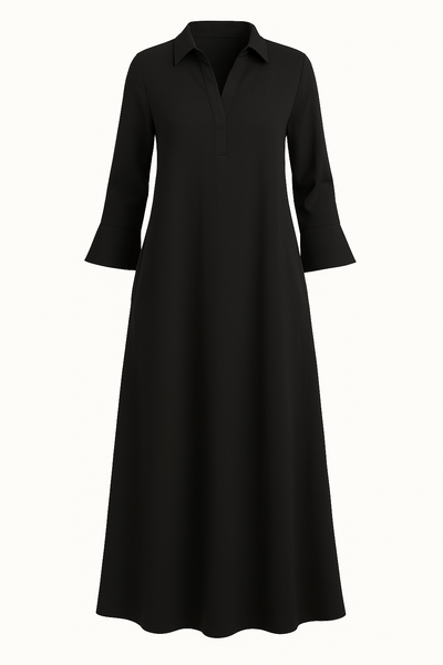 Ruby | Elegant Long Sleeve Tummy Covering Dress