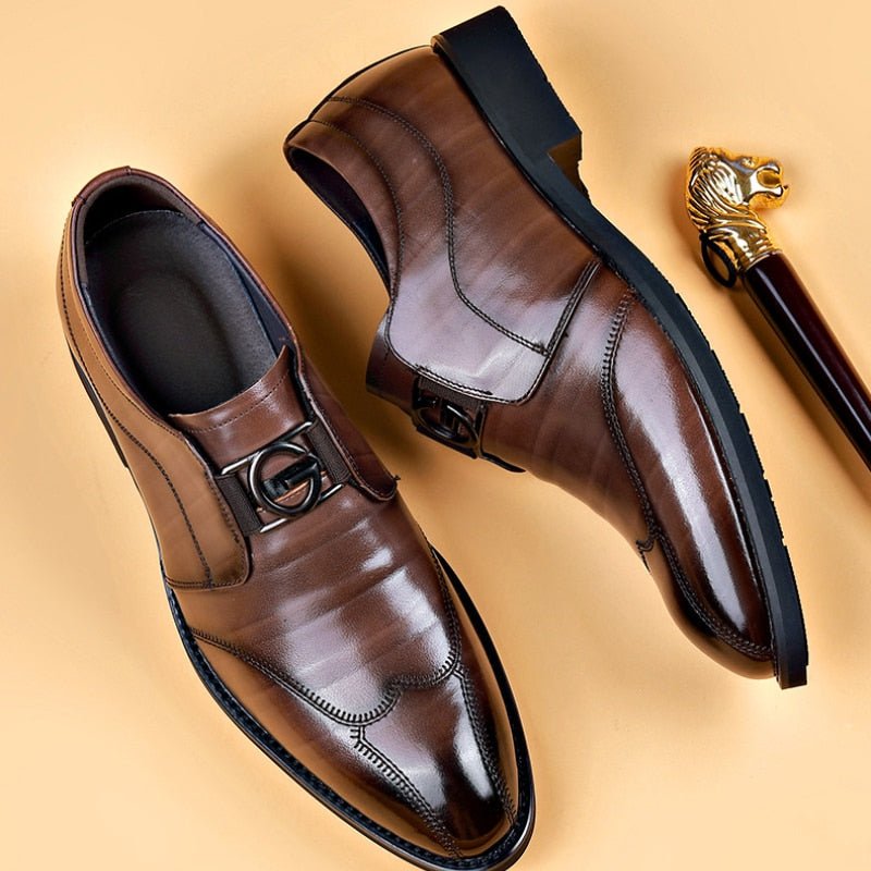 Ruggiero | Boss-Inspired Faux Leather Shoes