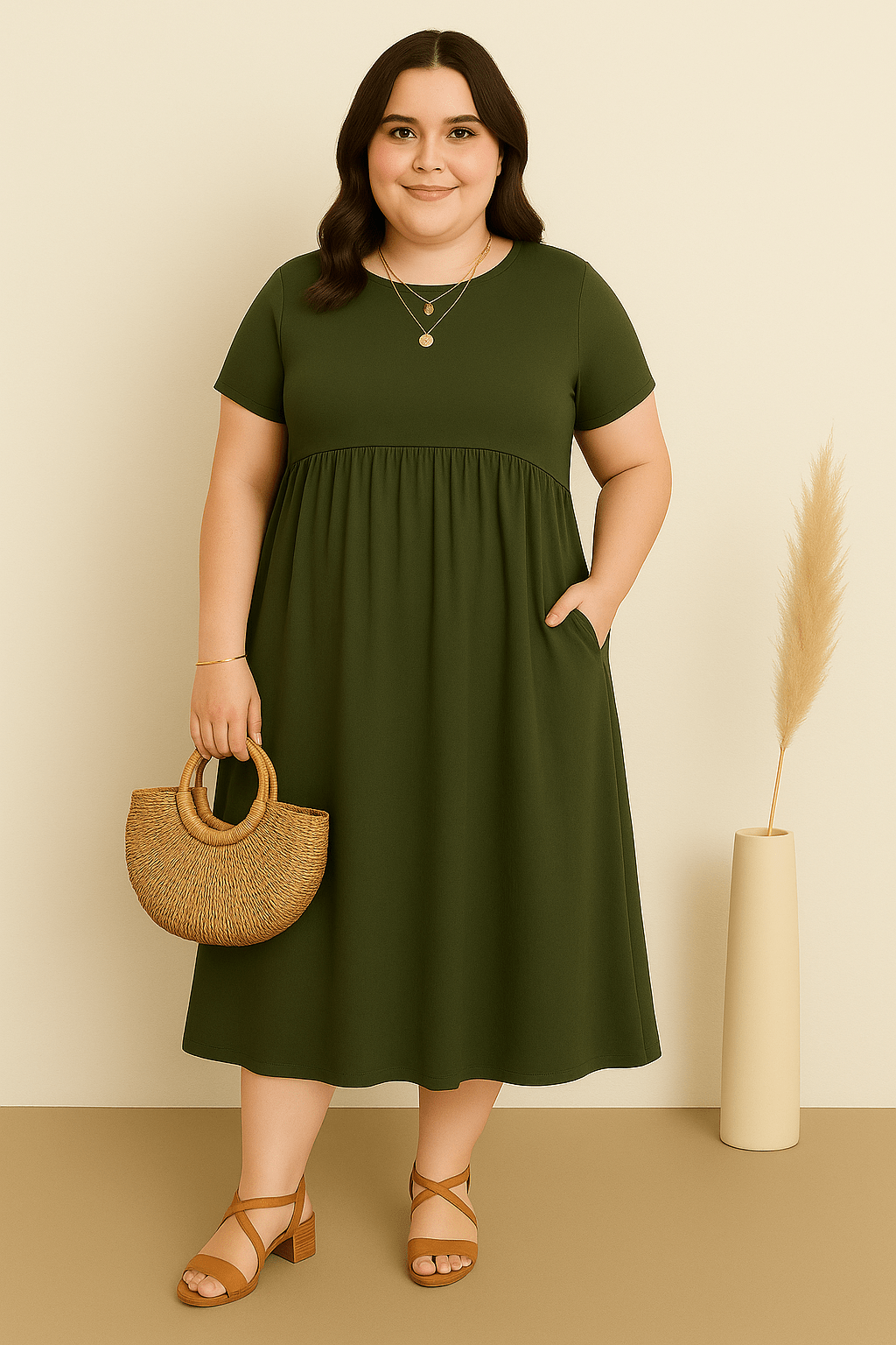 Sienna | Stylish Tummy Covering Dress