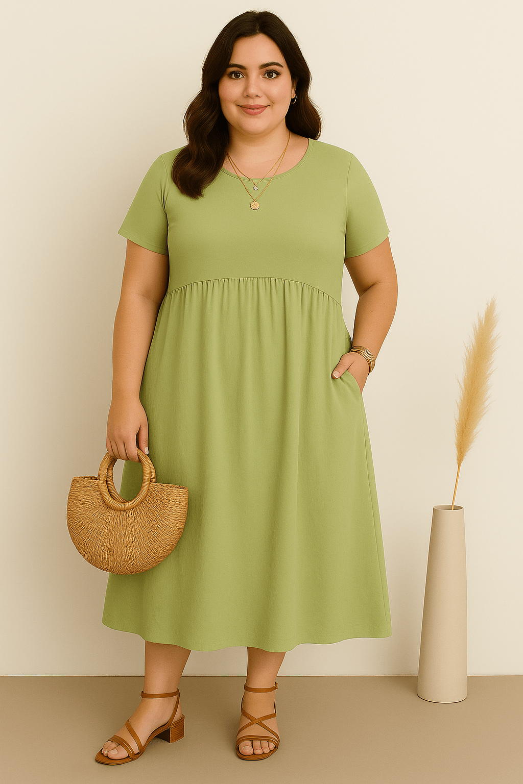 Sienna | Stylish Tummy Covering Dress