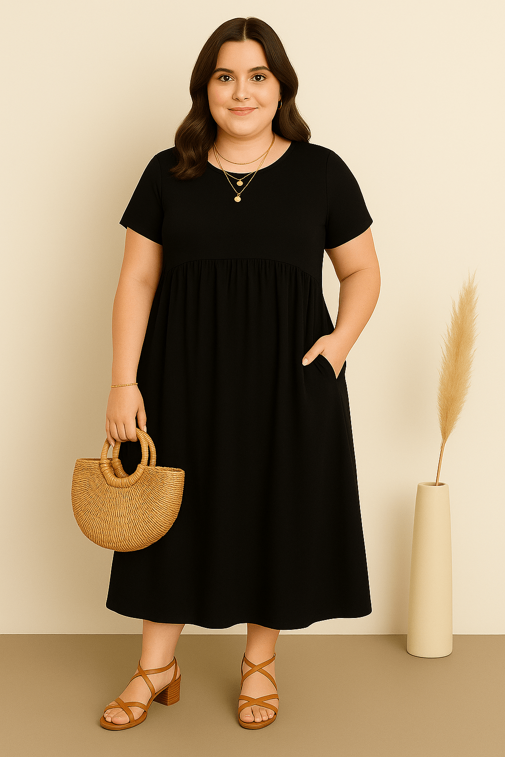 Sienna | Stylish Tummy Covering Dress