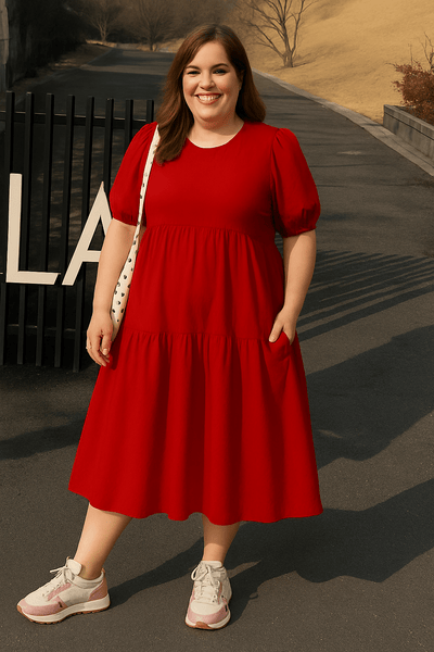 Sophie | Elegant Tummy Covering Dress