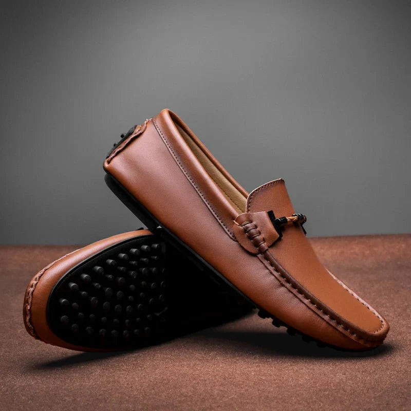 Corvin | Faux Leather Loafers
