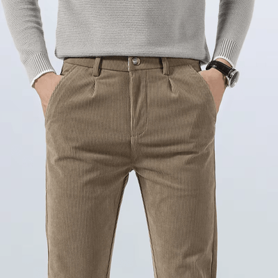 Tiziano | Elegant Classic Corduroy Trousers