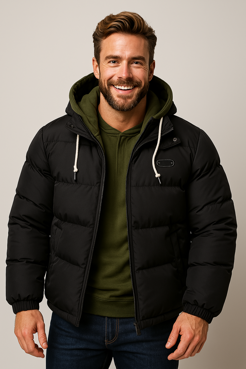 Trendy Puffer Jacket for Men