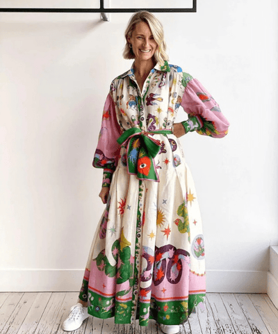 Tummy-Taming Pamela Maxi Dress