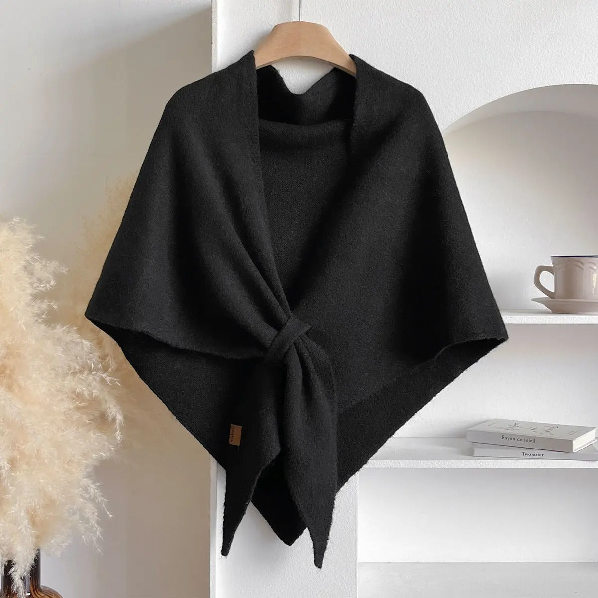 Alba | Tie Front Wrap Shawl