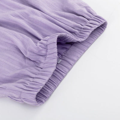 Lioren | Striped Button-Up Two-Piece Set