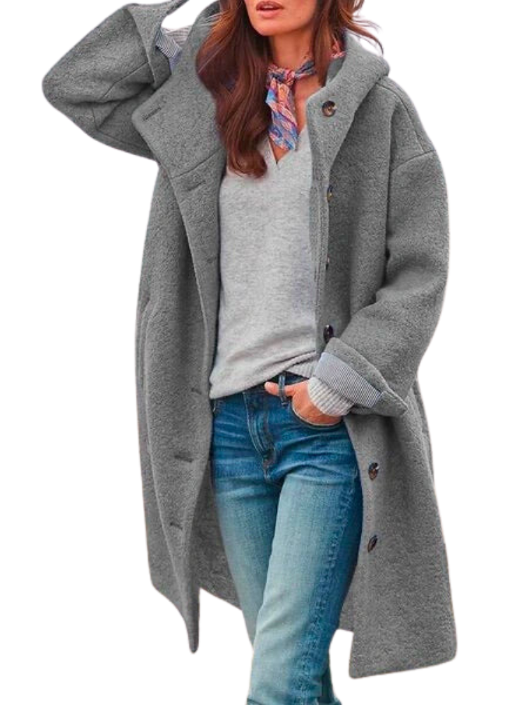 Women's Autumn Jacket Plain with Pockets