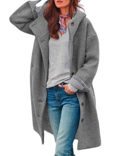 Women's Autumn Jacket Plain with Pockets